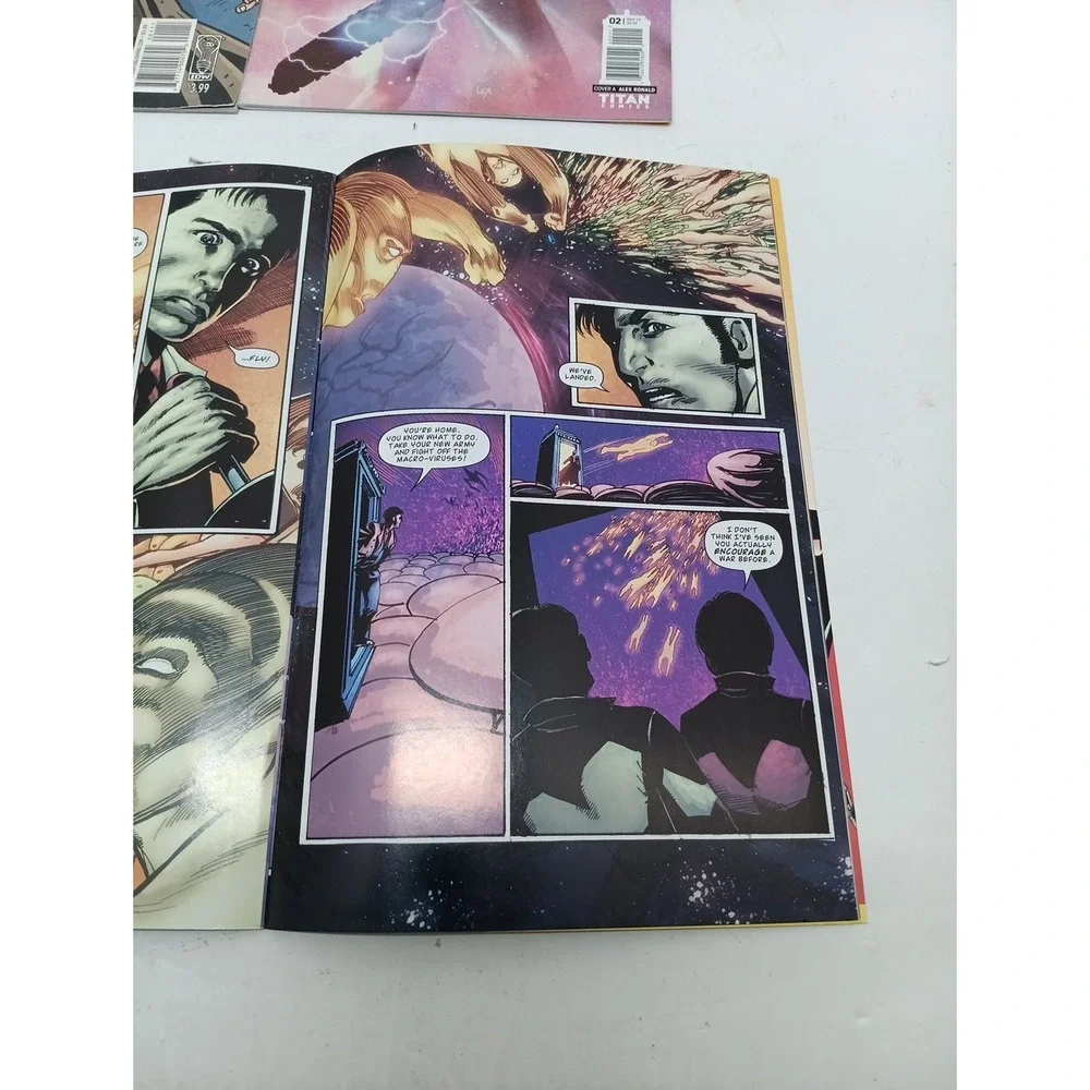 Doctor Who Comic Book Lot Of 3 The Time Machination, Black Death/White Life Etc